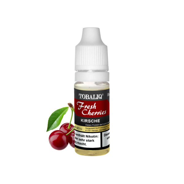 TOBALIQ E-Liquid - 6mg Nikotin - Fresh Cherries