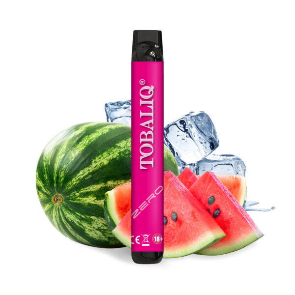 TobaliQ E-Shisha 600Puffs – Ohne Nikotin – Watermelon Ice