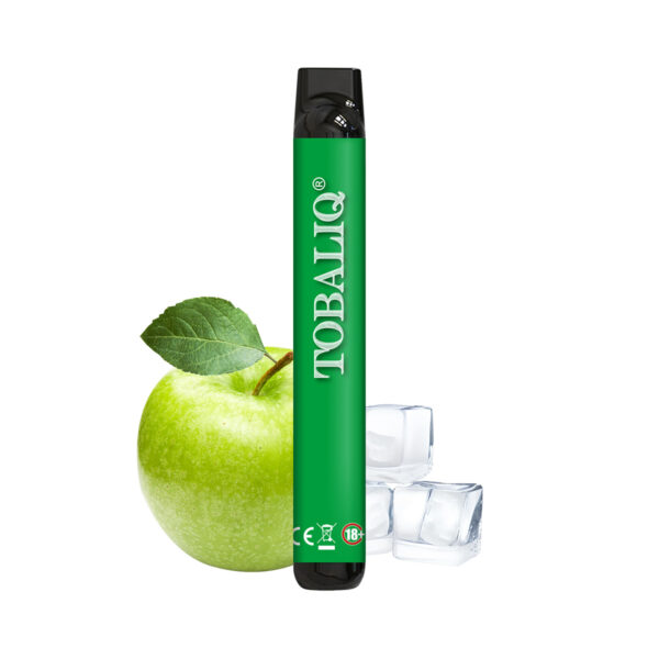 TOBALIQ E-Shisha 600Puffs - 20mg Nikotin - Apple Ice