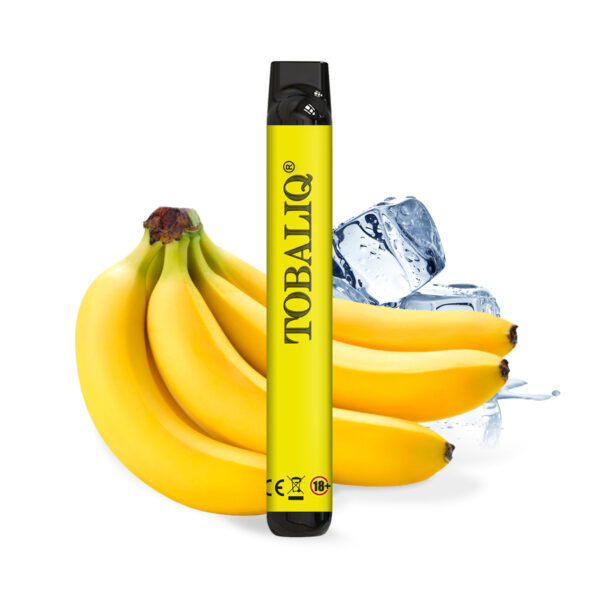 TobaliQ E-Shisha 600Puffs – 20mg Nikotin – Banana Ice