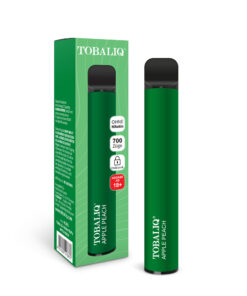 TOBALIQ TQ Fly 700 Puffs - Ohne Nikotin - Apple Peach