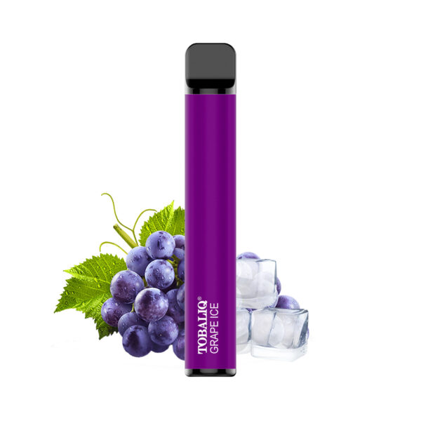 TOBALIQ E-Shisha 700 Puffs - Ohne Nikotin - Grape Ice