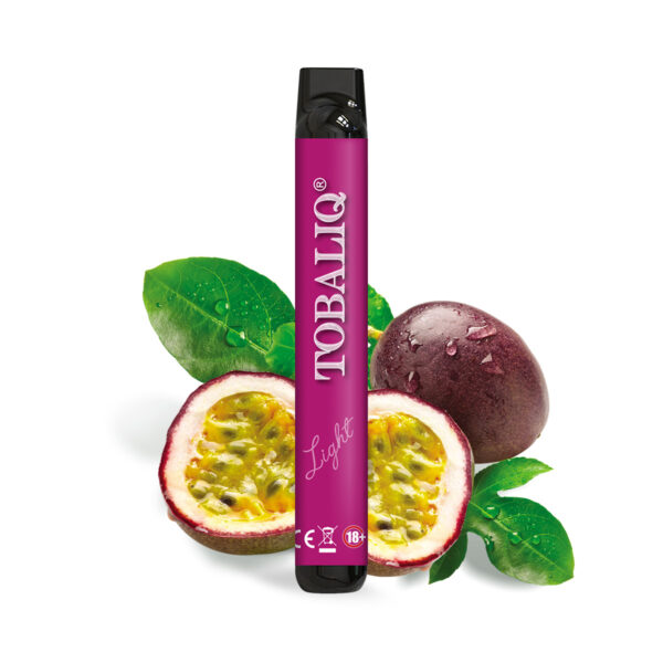 TobaliQ E-Shisha 600Puffs – 10mg Nikotin – Passion Grapefruit