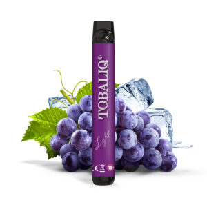 TobaliQ E-Shisha 600Puffs – 10mg Nikotin – Grape Ice