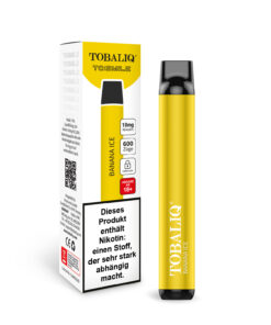 TOBALIQ E-Shisha 600 Züge - 10mg Nikotin - Banana Ice