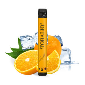 TobaliQ E-Shisha 600Puffs – 10mg Nikotin – Orange Ice