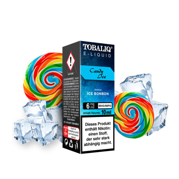 TOBALIQ E-Liquid – 6mg Nikotin – Candy Ice