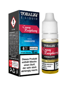 TOBALIQ E-Liquid – 6mg Nikotin – Crazy Raspberry