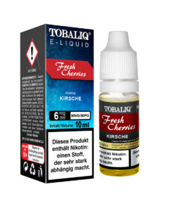 TOBALIQ E-Liquid – 6mg Nikotin – Fresh Cherries