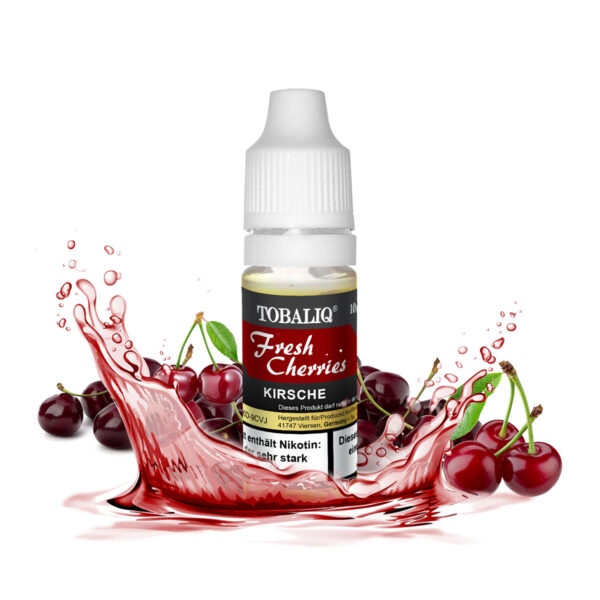 TOBALIQ E-Liquid – 6mg Nikotin – Fresh Cherries