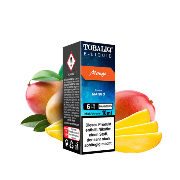 TOBALIQ E-Liquid – 6mg Nikotin – Mango