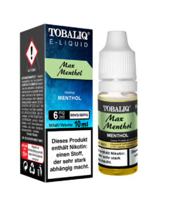 TOBALIQ E-Liquid – 6mg Nikotin – Max Menthol