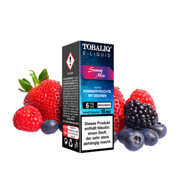 TOBALIQ E-Liquid – 6mg Nikotin – Sunny Mix