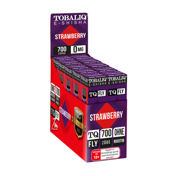 TobaliQ E-Shisha 700Puffs – Ohne Nikotin – Strawberry