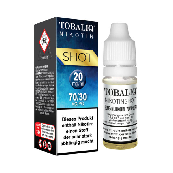 Tobaliq Nikotinshot 20 mg/ml Nikotin 70VG/30PG