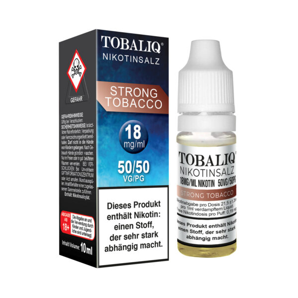 TOBALIQ Nikotinsalz 18mg/ml Nikotin Strong Tobacco