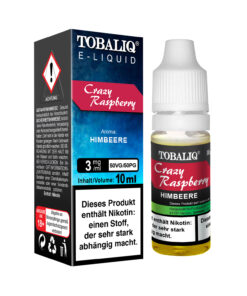 TOBALIQ E-Liquid - 3mg Nikotin - Crazy Raspberry