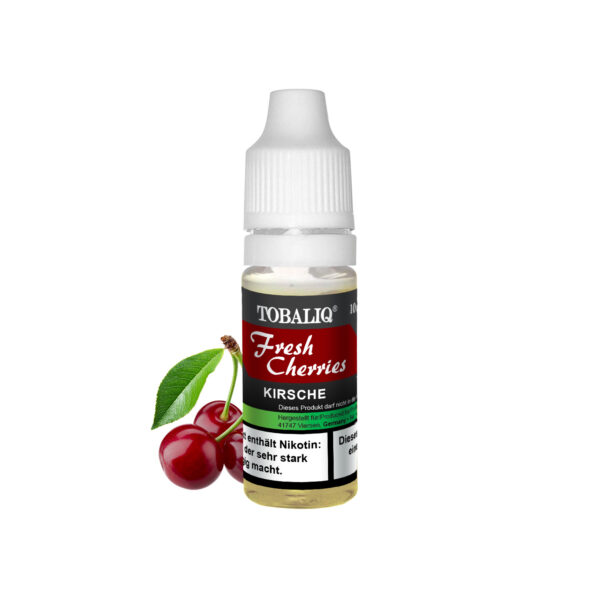 TOBALIQ E-Liquid - 3mg Nikotin - Fresh Cherries