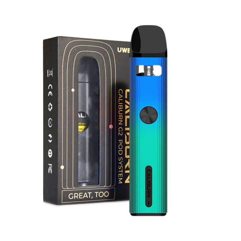 Uwell Caliburn G2 Pod Kit GradientBlue 750 mAh 2 ml • TOBALIQ EZigaretten, ELiquids & Vapes
