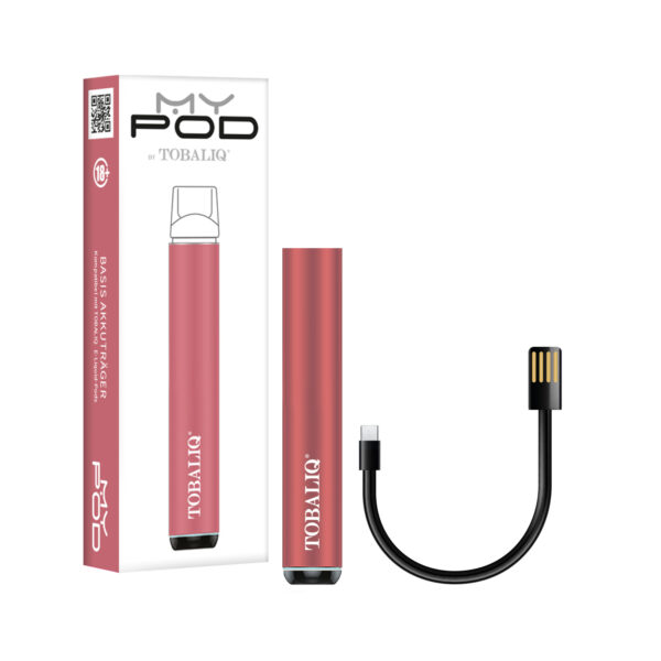 TOBALIQ MyPod Basis Akkuträger, inkl. USB-Ladekabel – Pink