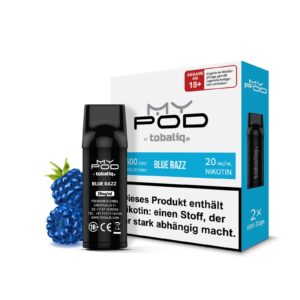 MyPod Pods 2×600 Züge – 20mg Nikotin – Blue Razz