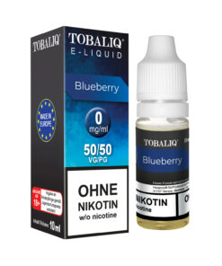 TOBALIQ E-Liquid – Ohne Nikotin – Blueberry