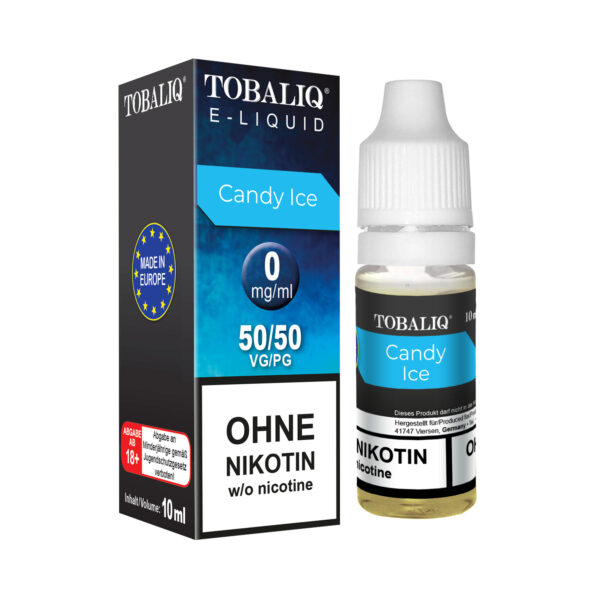 TOBALIQ E-Liquid – Ohne Nikotin – Candy Ice