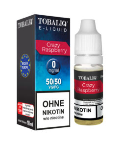 TOBALIQ E-Liquid – Ohne Nikotin – Crazy Raspberry
