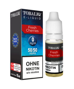 TOBALIQ E-Liquid – Ohne Nikotin – Fresh Cherries