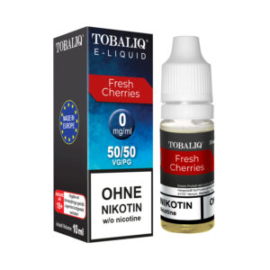 TOBALIQ E-Liquid – Ohne Nikotin – Fresh Cherries