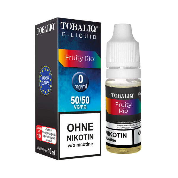 TOBALIQ E-Liquid – Ohne Nikotin – Fruity Rio