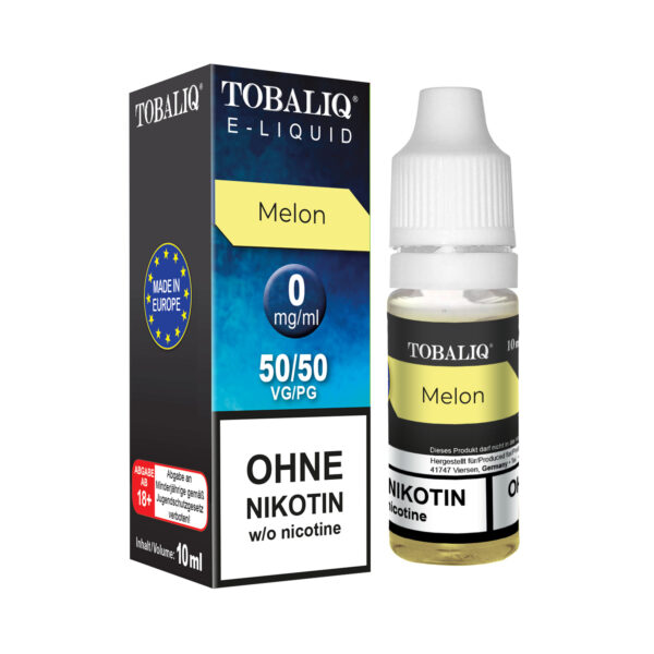 TOBALIQ E-Liquid – Ohne Nikotin – Melon