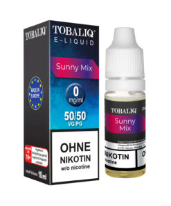 TOBALIQ E-Liquid – Ohne Nikotin – Sunny Mix
