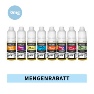 TOBALIQ E-Liquid Mengenrabatt - ohne Nikotin