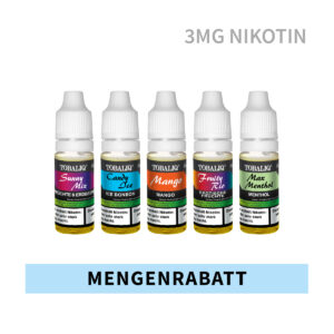 E-Liquid Mengenrabatt - 3mg Nikotin - ab 5 St