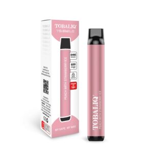 TQ Smile 600Puffs - Ohne Nikotin - Peach with Strawberry Ice