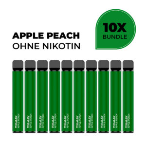 Apple Peach Bundle 10x - Ohne Nikotin