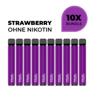 Strawberry Bundle 10x - Ohne Nikotin