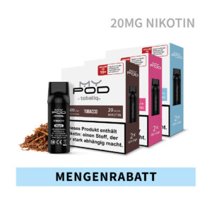 MyPod Pods Mengenrabatt - 20mg Nikotin - ab 5 St.