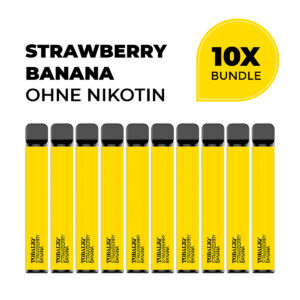 Strawberry Banana Bundle 10x - Ohne Nikotin