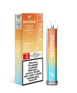 DAZZLE – 20mg Nikotin, 600 Puffs – MANGO PEACH PINEAPPLE ICE