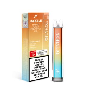 DAZZLE – 20mg Nikotin, 600 Puffs – MANGO PEACH PINEAPPLE ICE