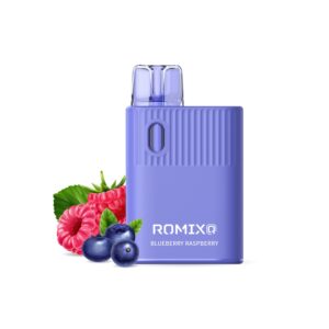 RomixQ - 20mg Nikotin, 600 Puffs - Blueberry Raspberry
