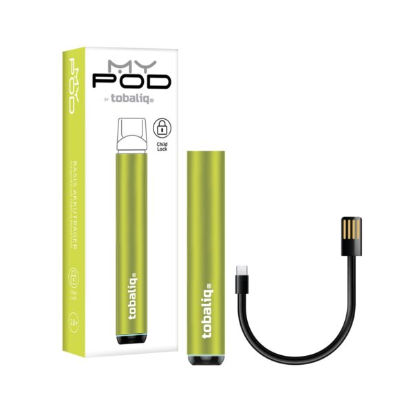 MyPod Basis Akkuträger, inkl. USB-Ladekabel - Lime Green