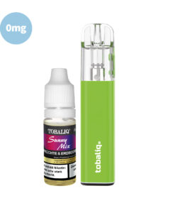 Vape Starterset: Vape + 0mg Liquid, 4000 Züge
