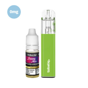 Vape Starterset: Vape + 0mg Liquid, 4000 Züge