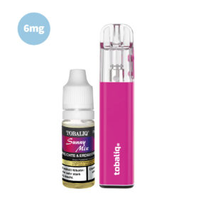 Vape Starterset: Vape + 6mg Liquid, 4000 Züge