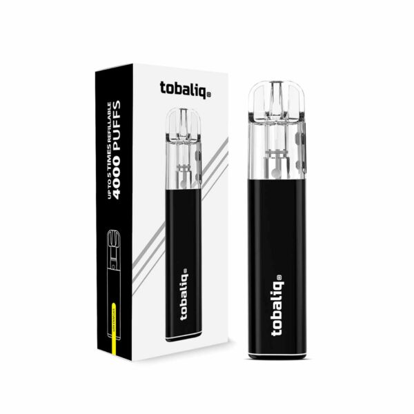 TOBALIQ V1 - Mehrweg-Vape - Black