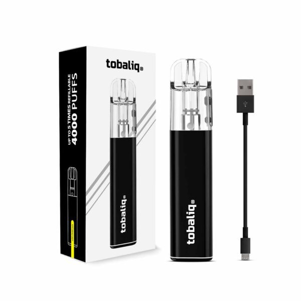 TOBALIQ V1 - Mehrweg-Vape - Black