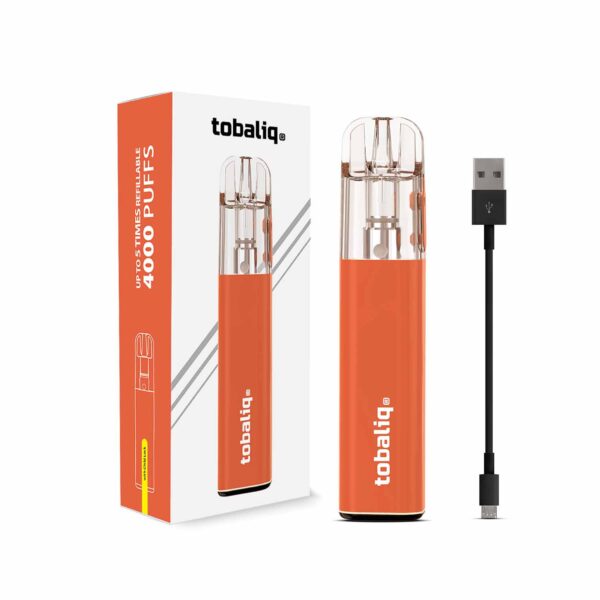 TOBALIQ V1 - Mehrweg-Vape - Orange